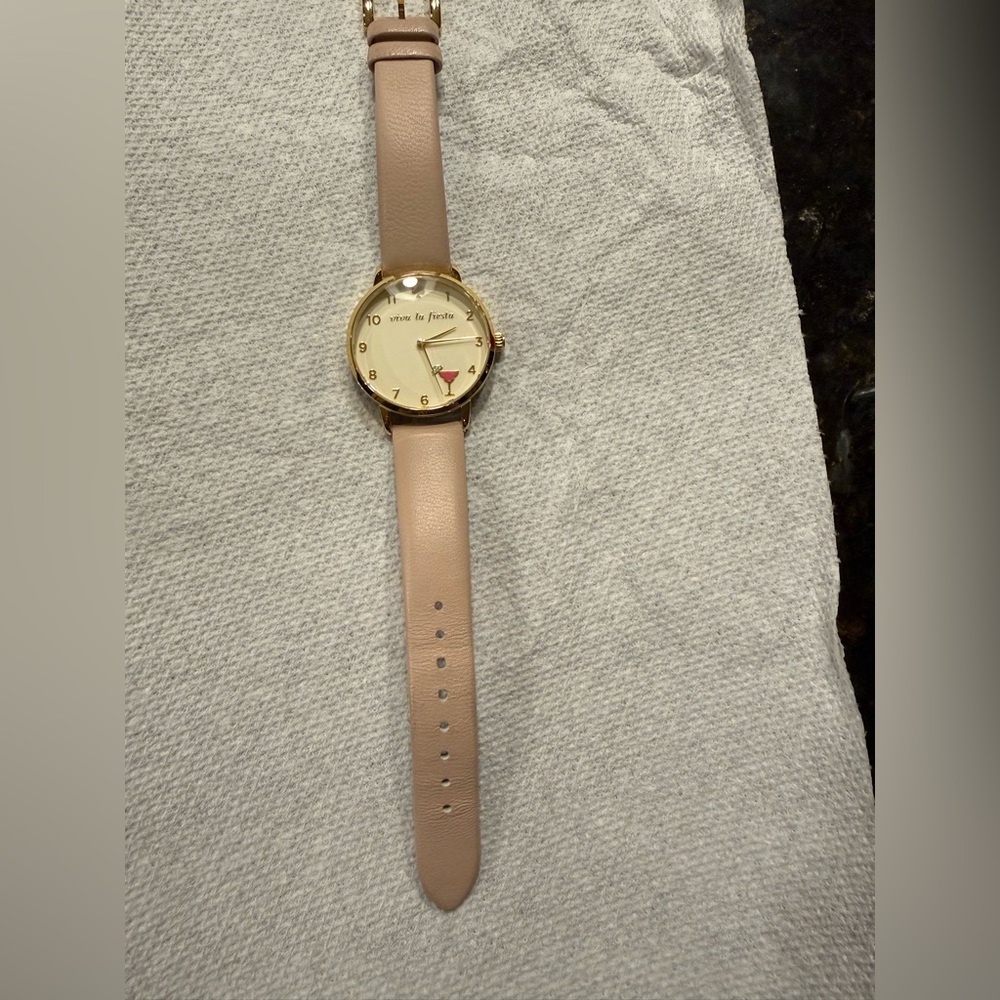 Kate Spade Viva La Fiesta Stainless Steel Watch Needs Battery